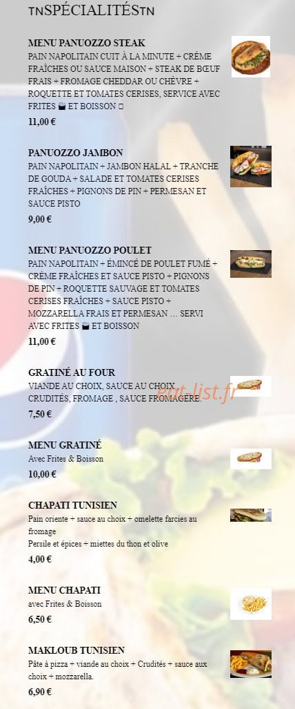 Gourmandises dk — carte page 8