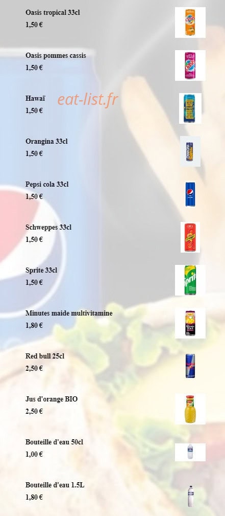 Gourmandises dk — carte page 17