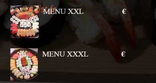 He's Sushi — carte page 5
