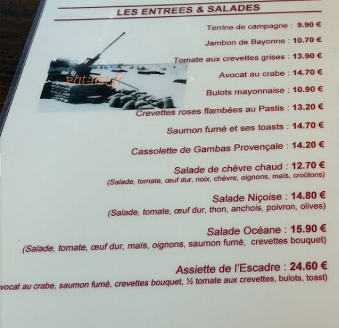 L'Escadre — carte page 1