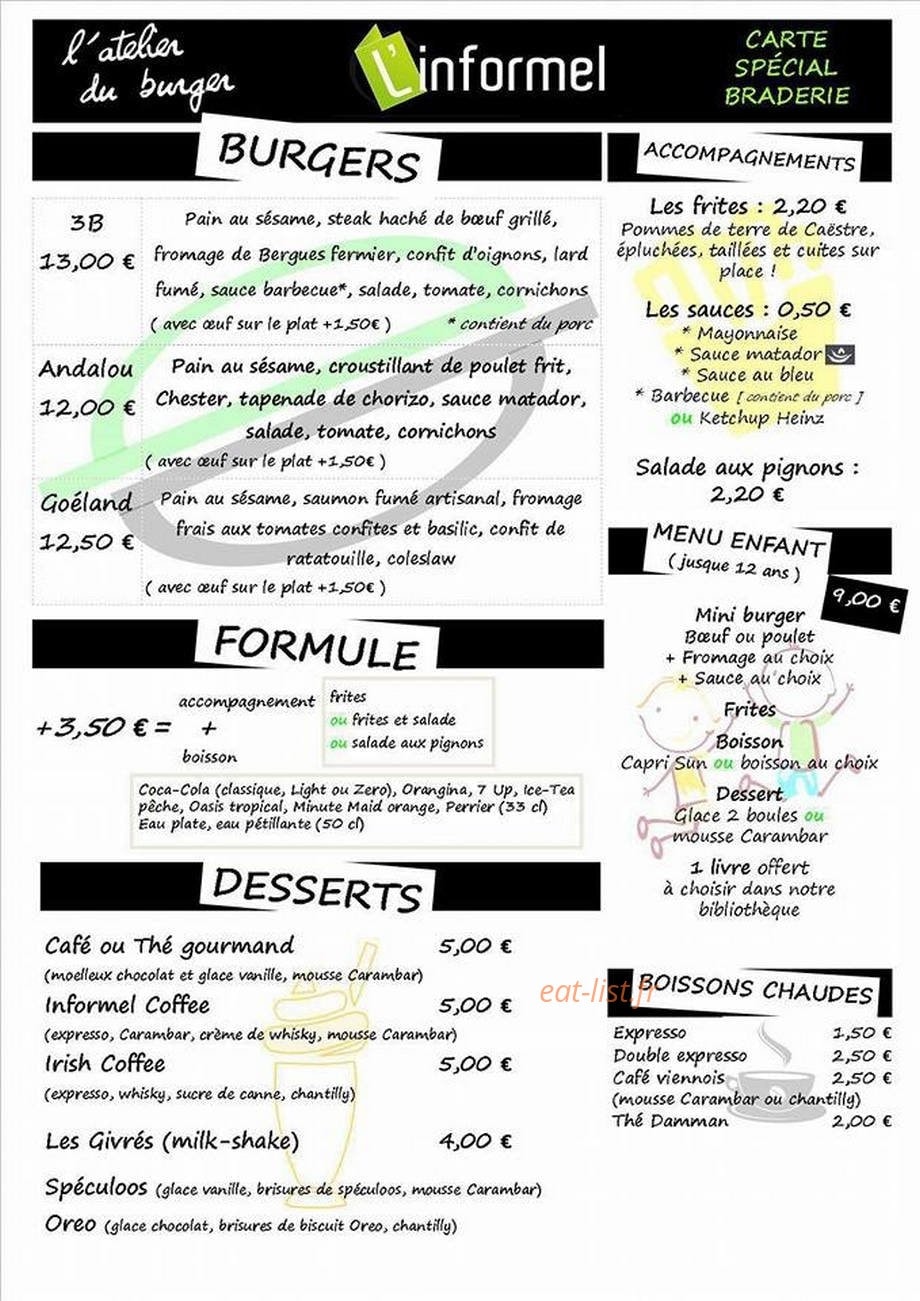L'informel — carte page 1
