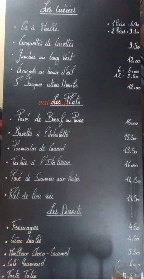 La Belle Époque — carte page 1