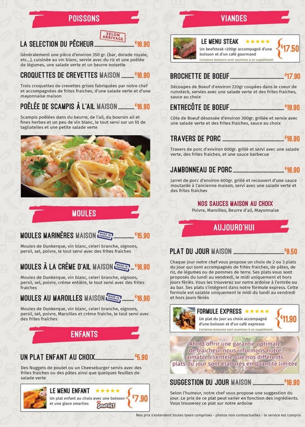 La Cambuse — carte page 3