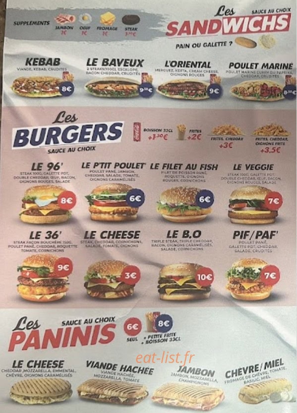 Le comico — carte page 1