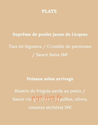 Le Gaston — carte page 2