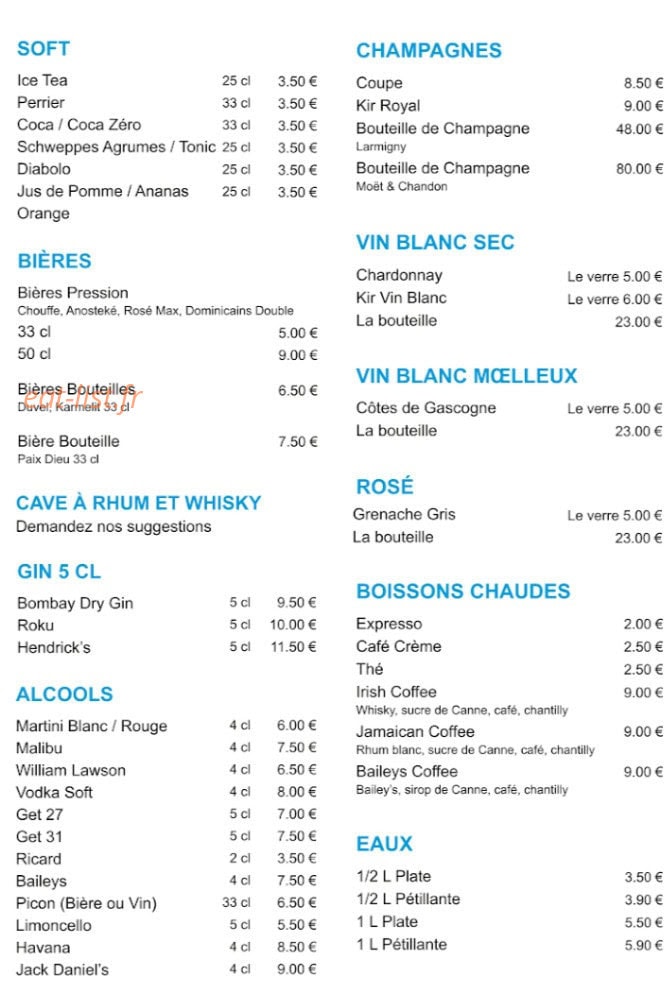 Le Rituel — carte page 2