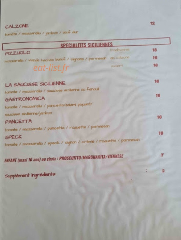 Le Sicilien — carte page 4