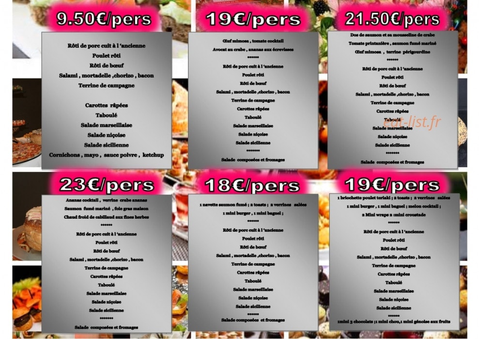 Le snack du boucher — carte page 2