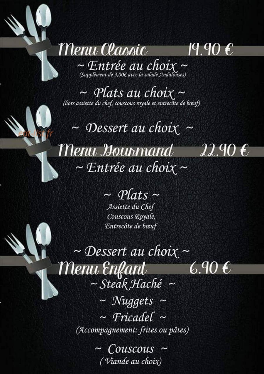 Les andalouses — carte page 5