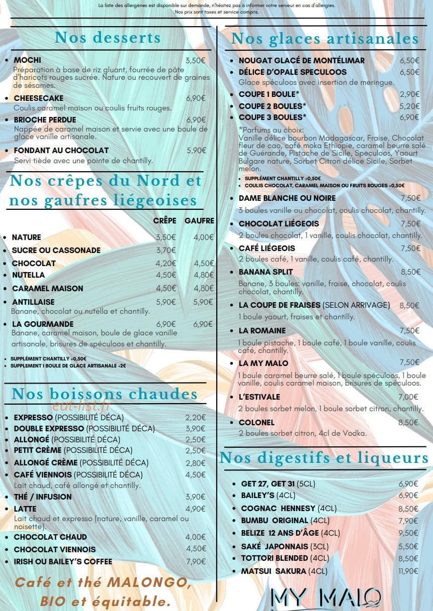 My Malo — carte page 4