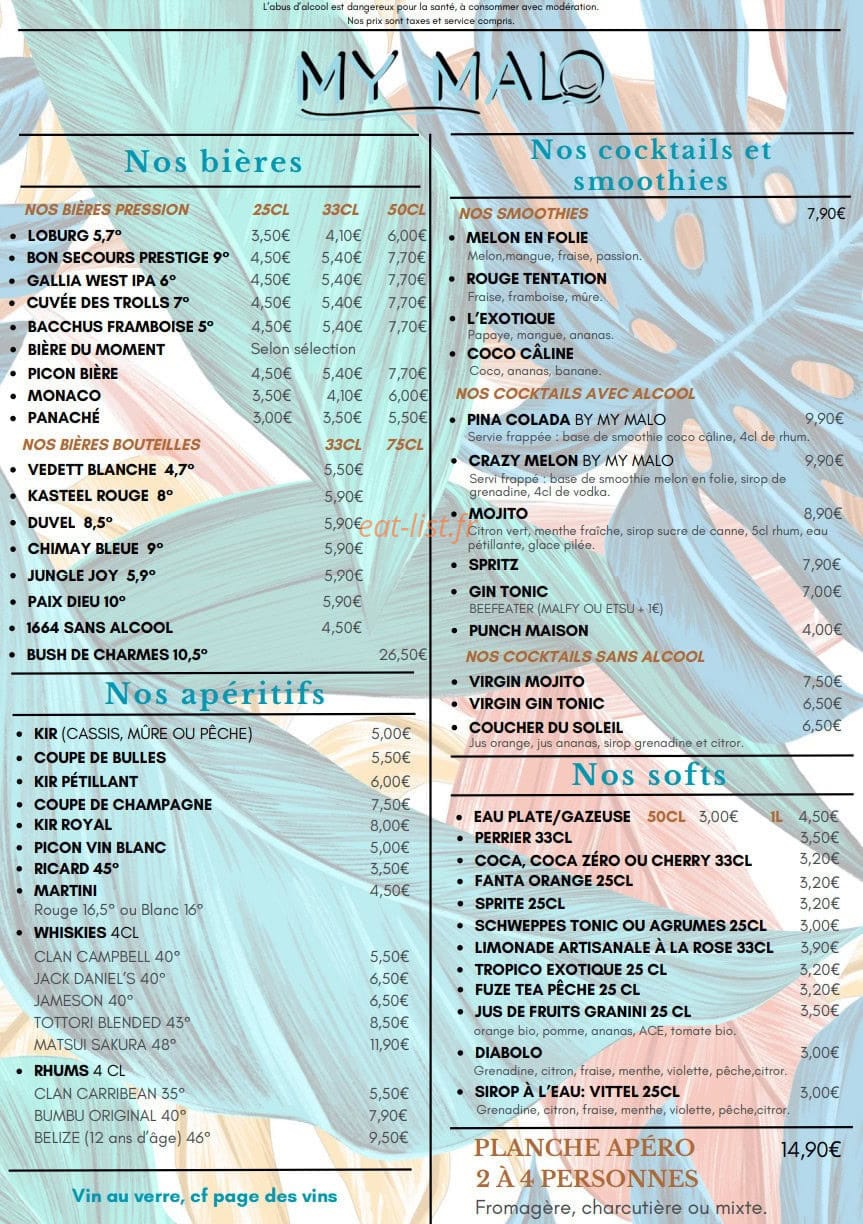 My Malo — carte page 2