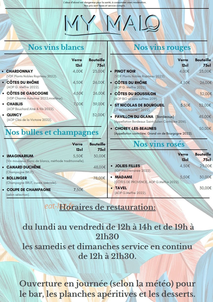 My Malo — carte page 3