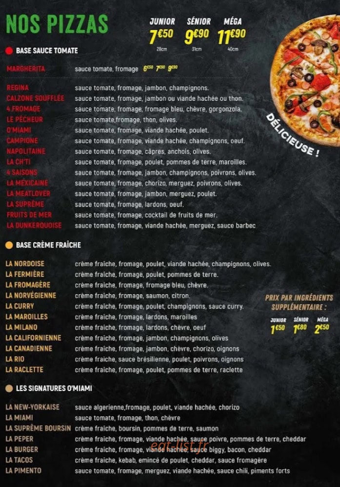 O'miami — carte page 3