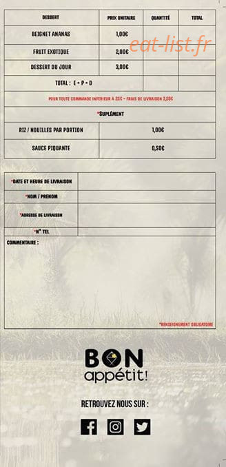 O Viet'Miam — carte page 4