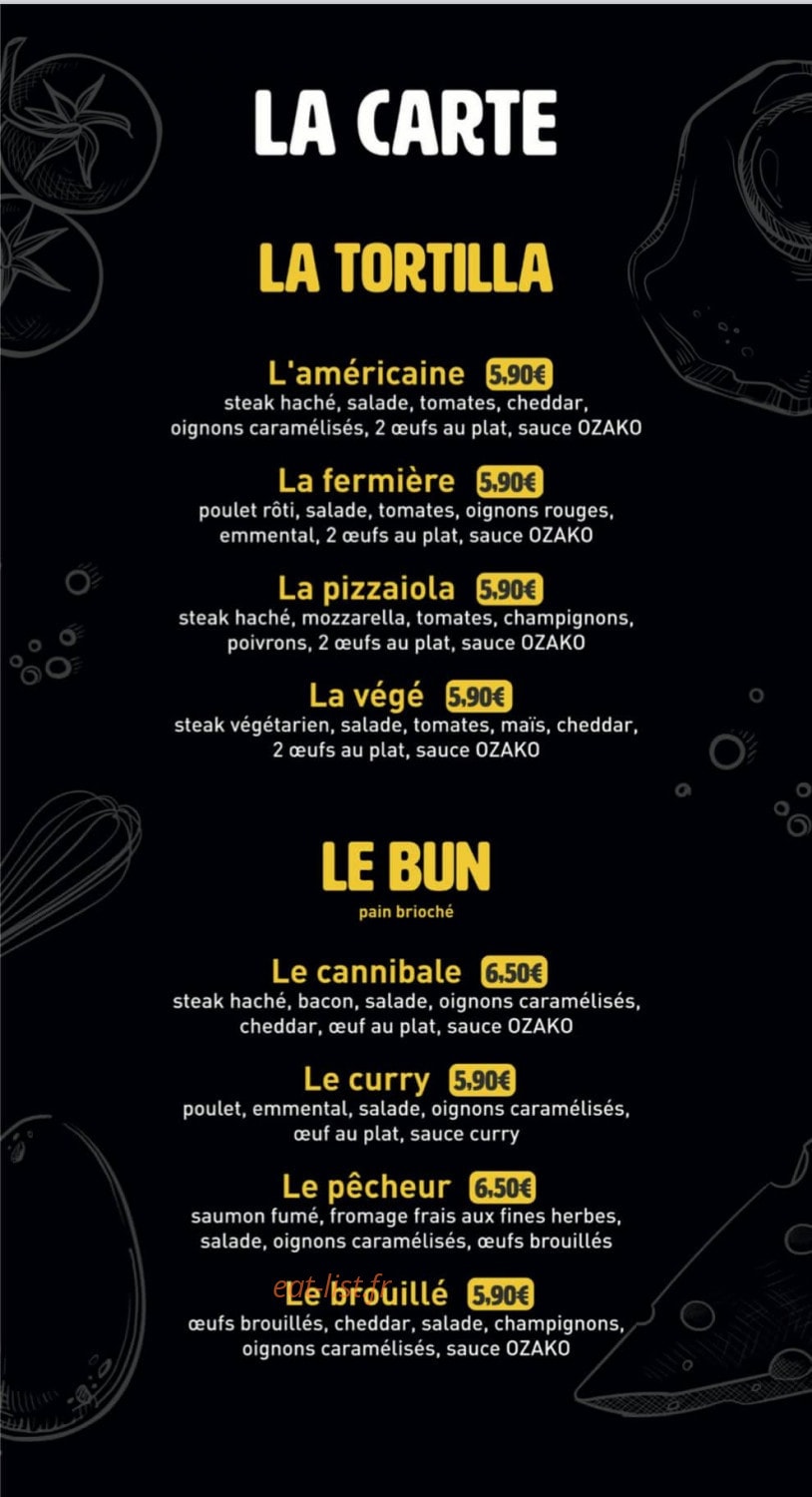 Ozako — carte page 2