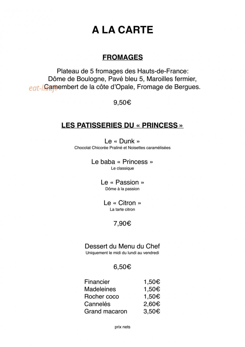 Princess Elizabeth — carte page 2