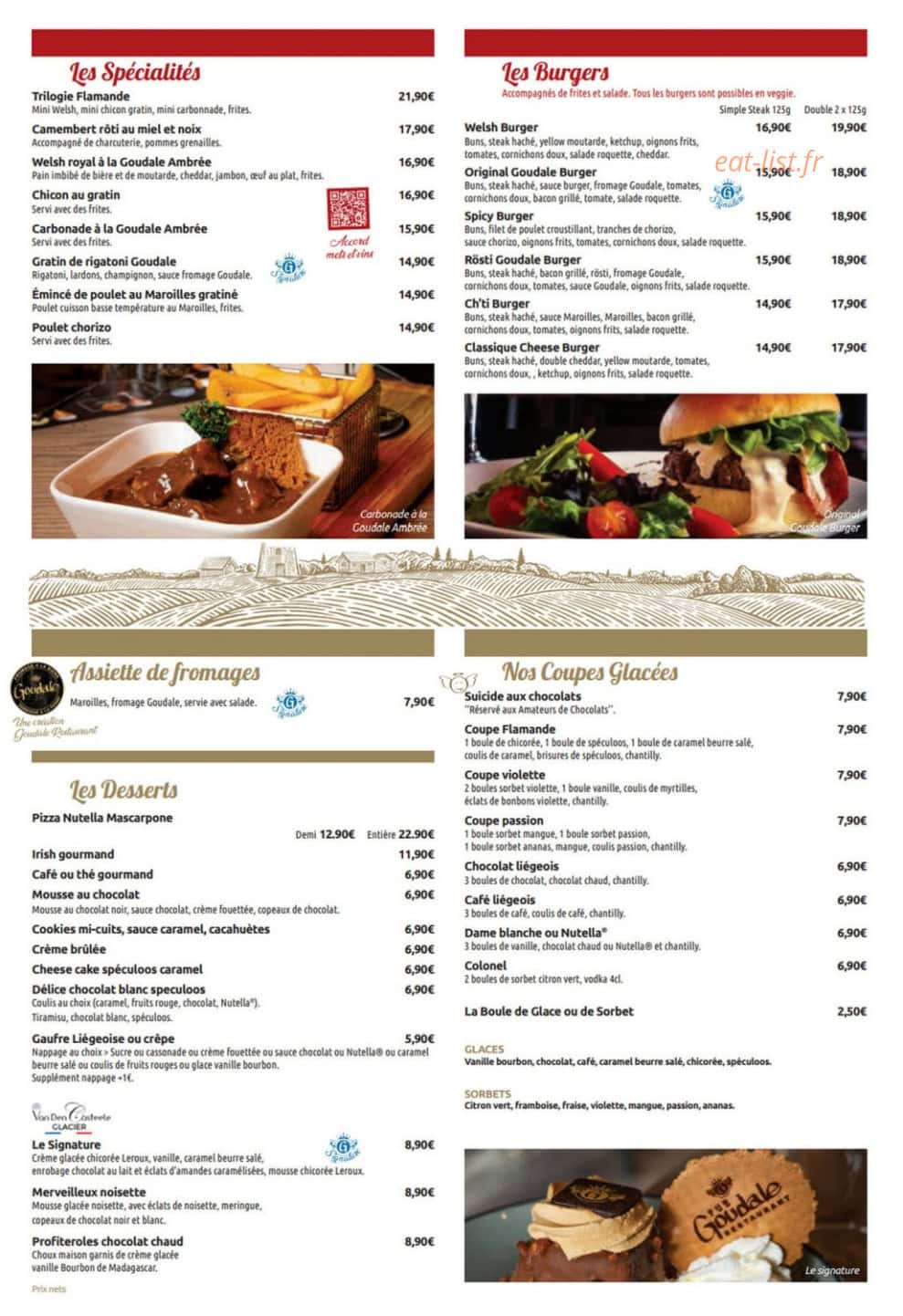 Pub Goudale — carte page 2