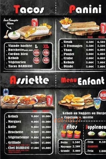 Royal Kebab — carte page 3