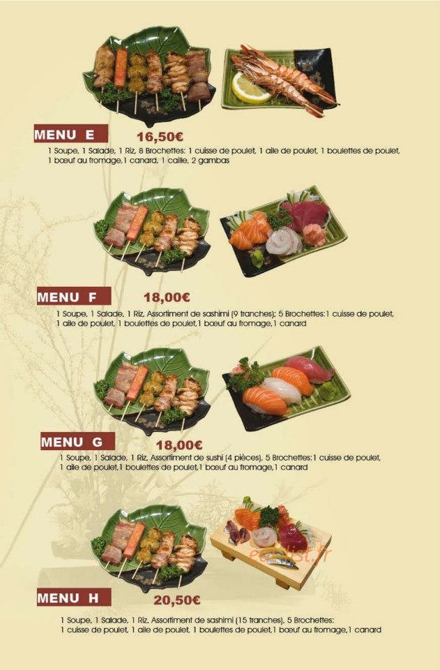 Sushi Kyo — carte page 7