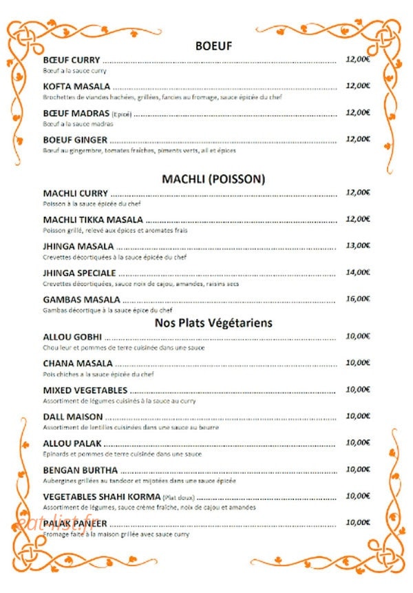 the indian way — carte page 2