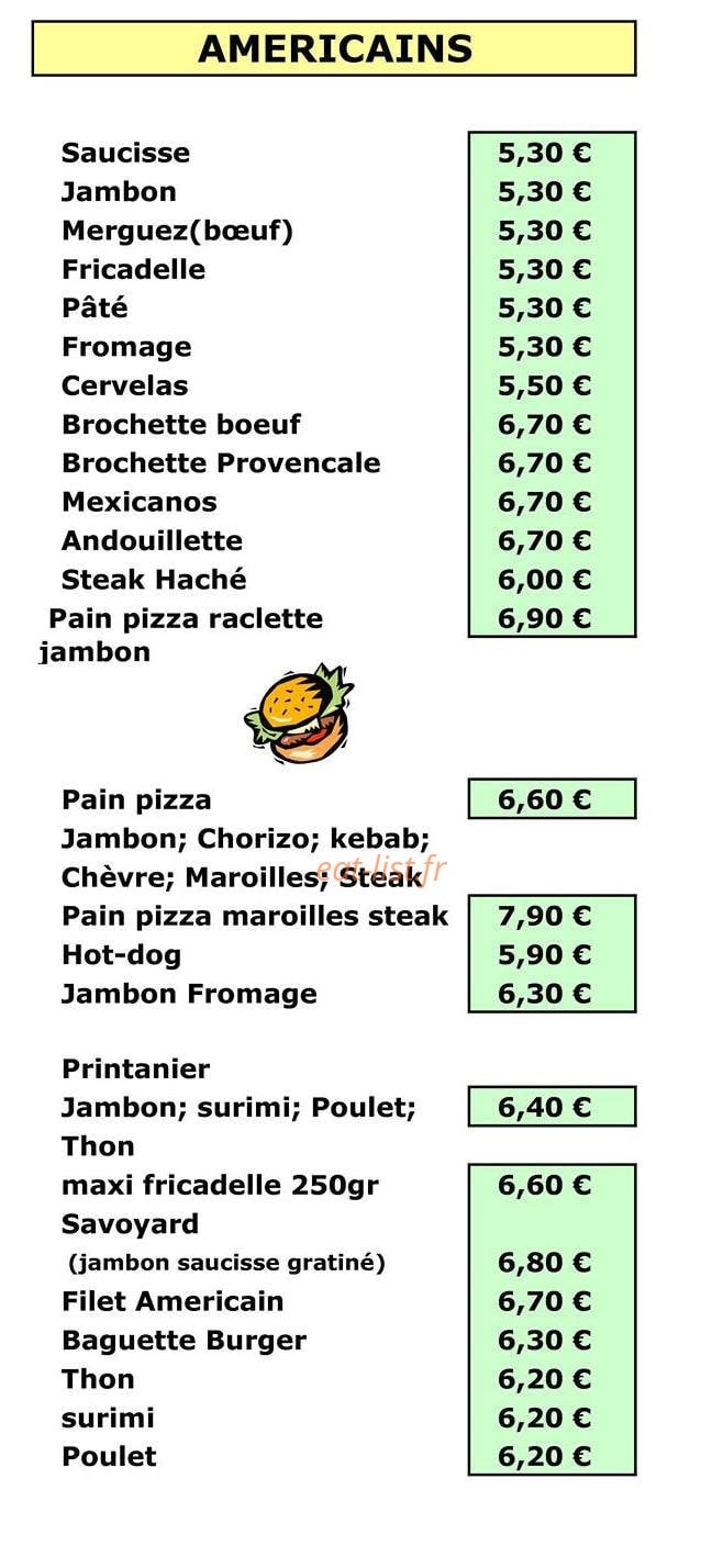 Friterie d'Iwuy — carte page 4