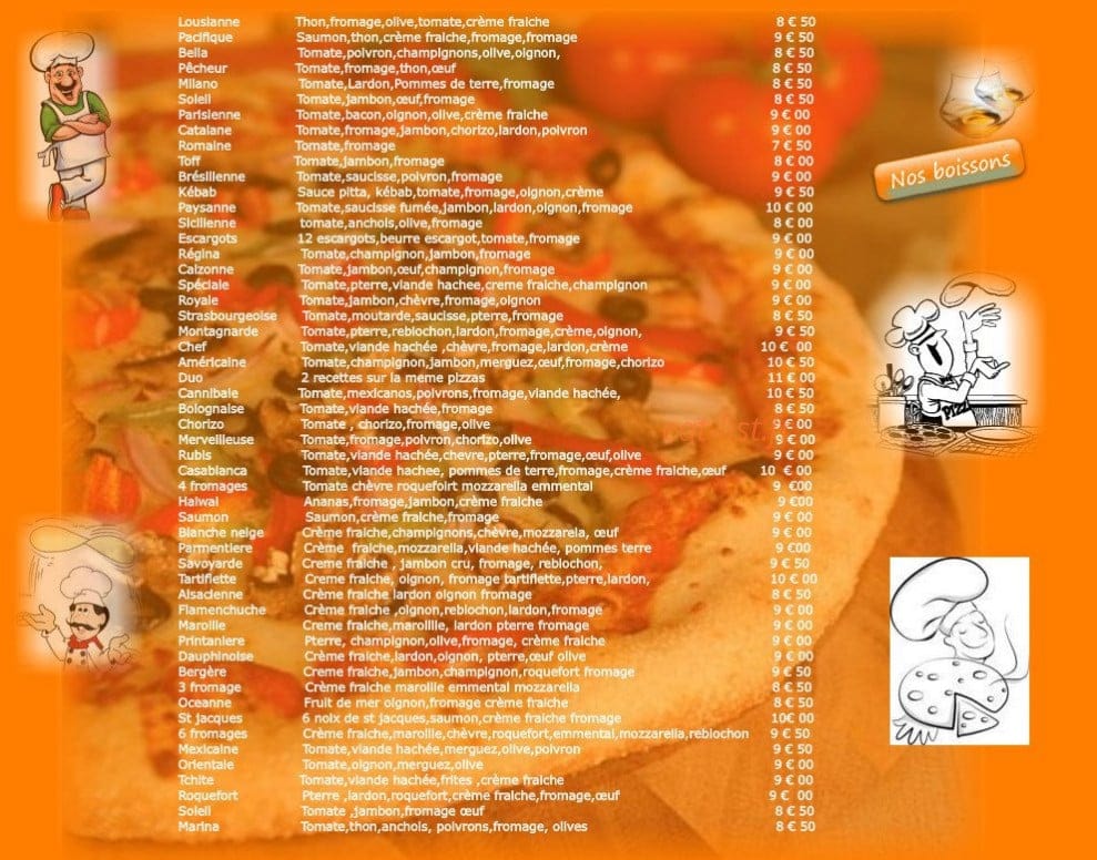 Toff — carte page 2