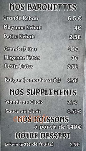 Royal Kebab — carte page 5
