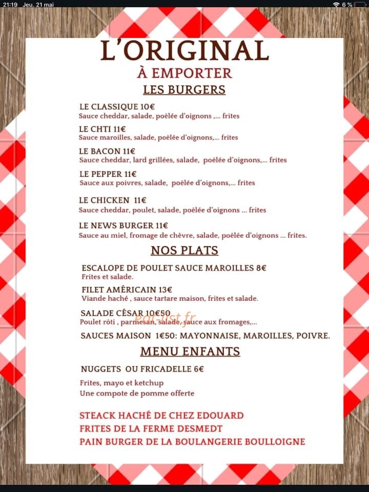 L'original — carte page 1
