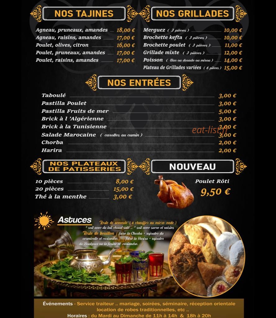 Couscous&Co — carte page 2