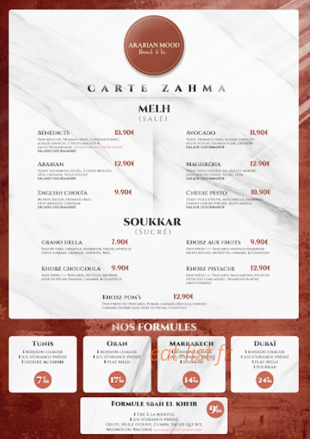 Arabian Mood — carte page 1