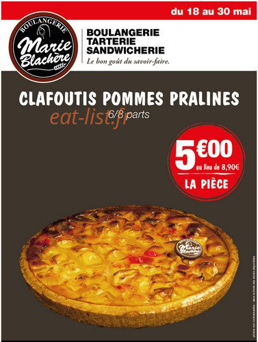 Boulangerie Marie Blachère — carte page 3