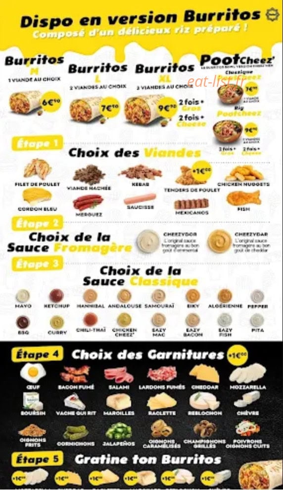Cheezmen — carte page 5