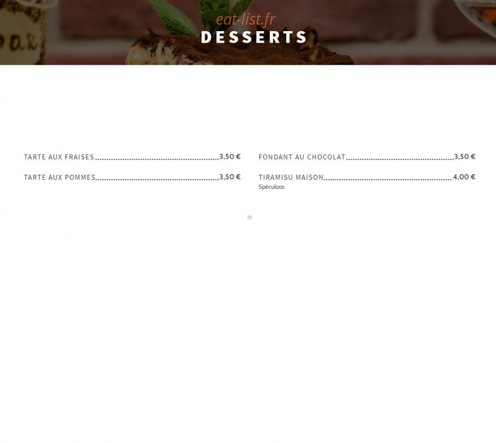 Dio Ristorante — carte page 7