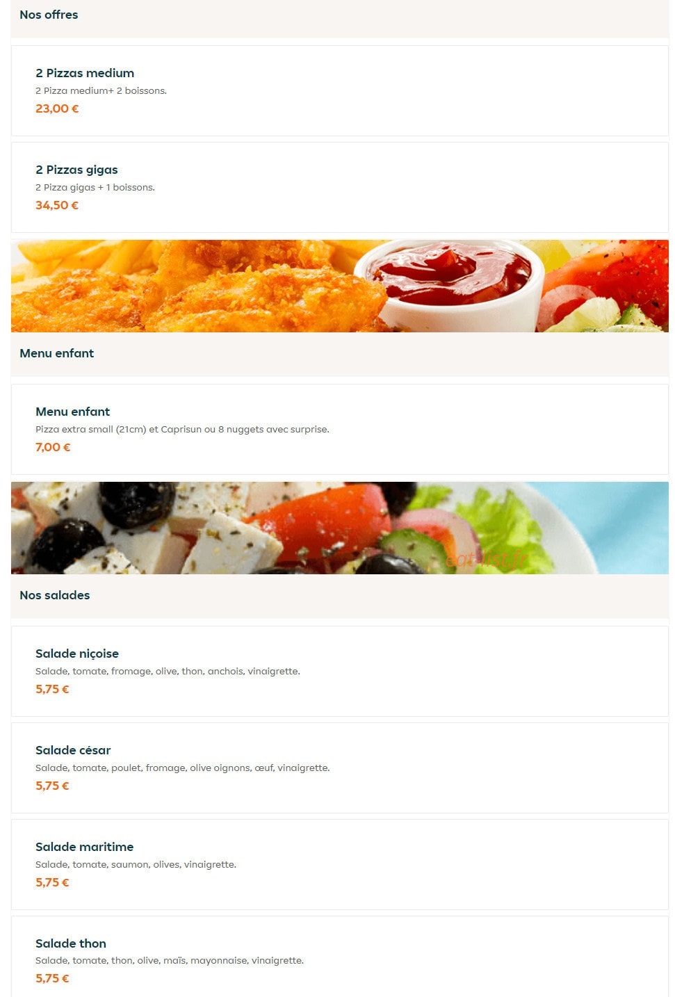 HK Food — carte page 11