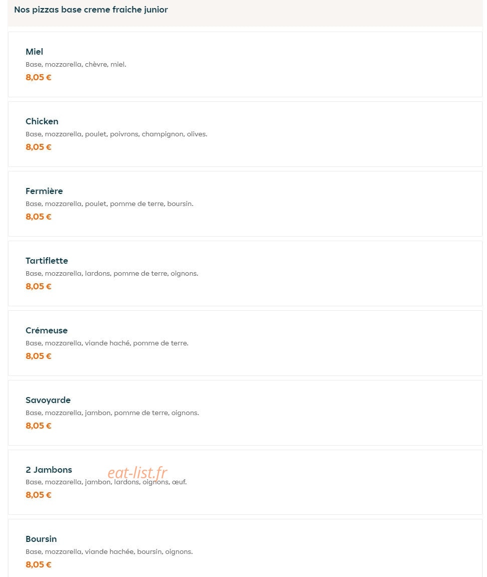 HK Food — carte page 2