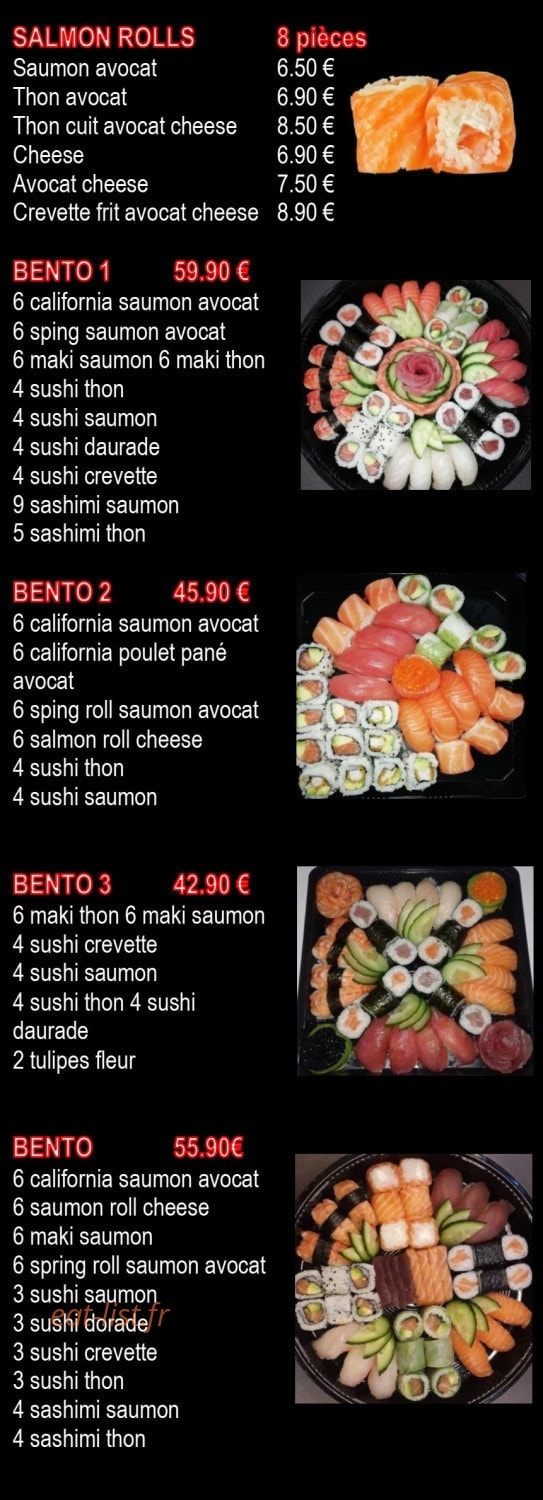 Jim Sushi — carte page 7