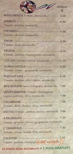 La Catita — carte page 3