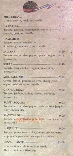 La Catita — carte page 4