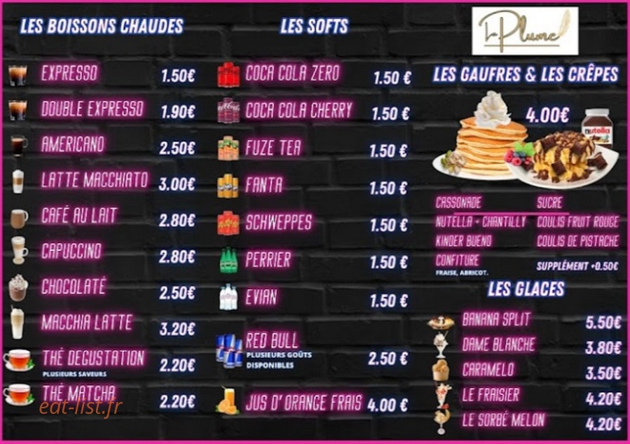 La Plume — carte page 3