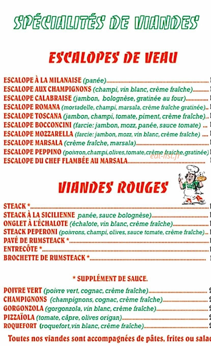 Pizza Pazza — carte page 4