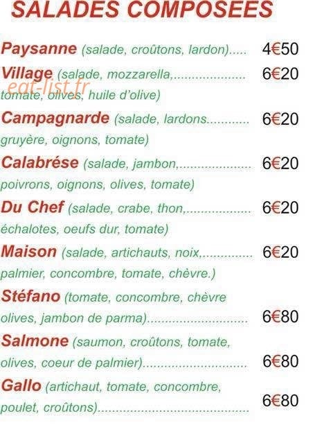 Pizza Pazza — carte page 2