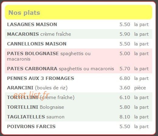 Pizza Zio — carte page 3