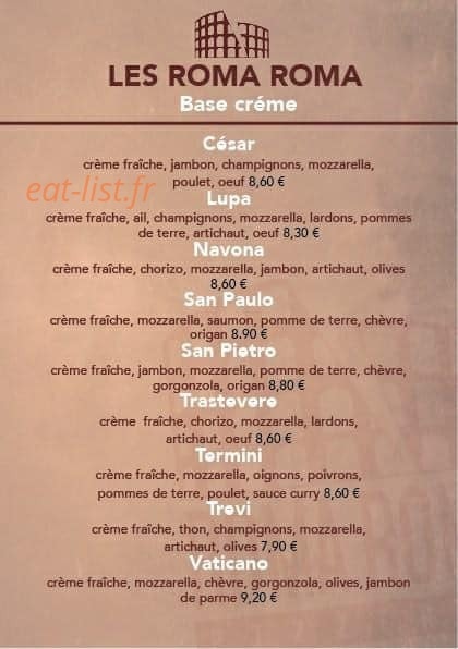 Roma Roma — carte page 8