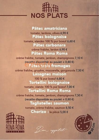 Roma Roma — carte page 2