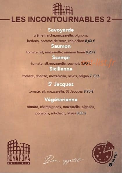 Roma Roma — carte page 6