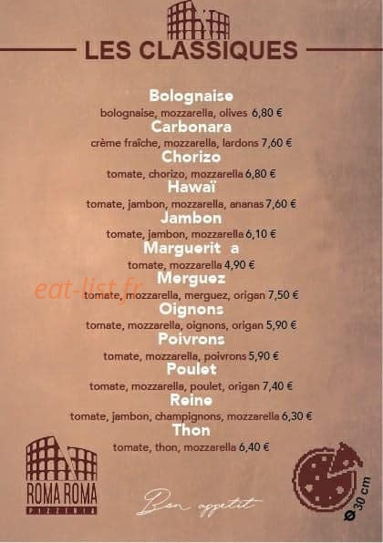 Roma Roma — carte page 7