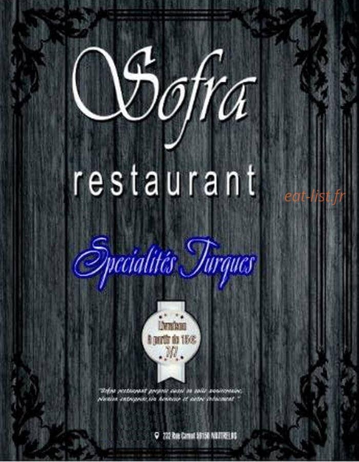 Sofra — carte page 1