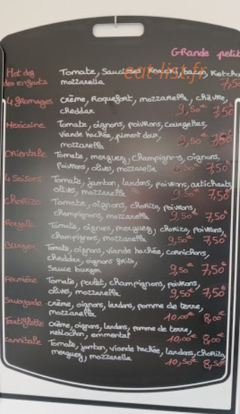La Pate A Pizza — carte page 2