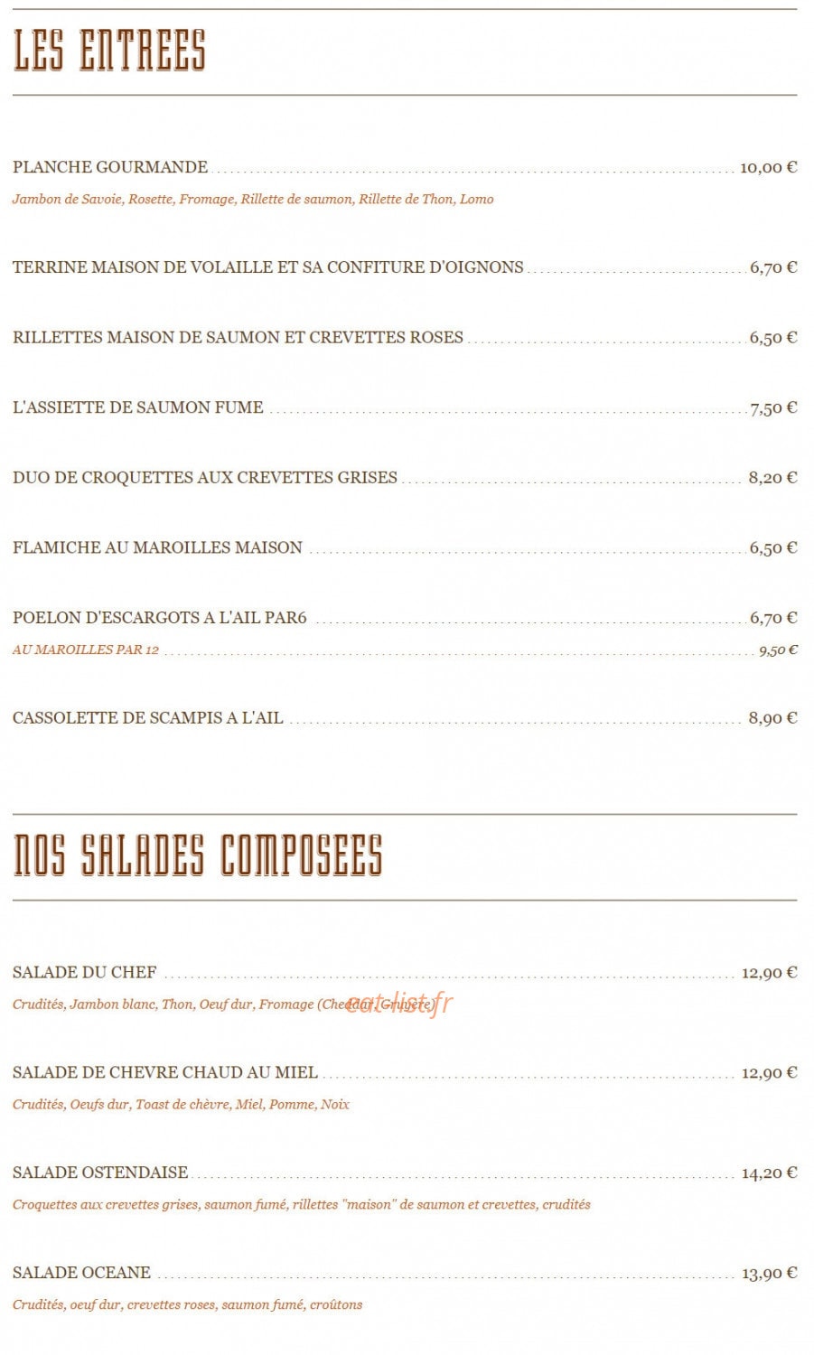 La Petite Belgique — carte page 1
