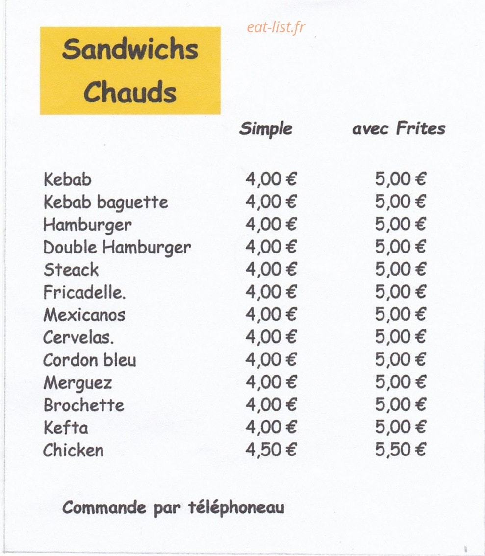 Snack Grand-Fort-Philippe — carte page 3